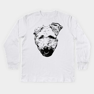 Welsh Terrier Welshie Kids Long Sleeve T-Shirt